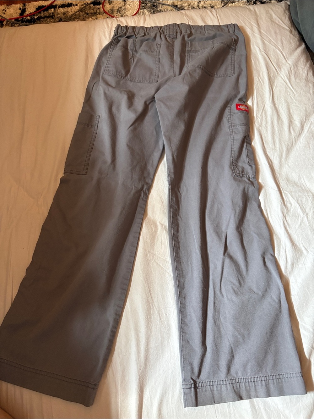 Dickies Gray Utility Cargo Pants with Drawstring Waist - Picture 4 of 5